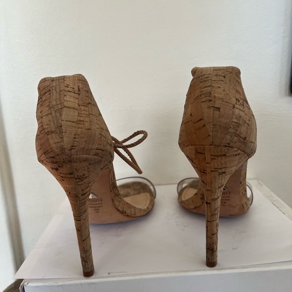 Schutz Perspex strap heel sandal 11 - Picture 3 of 4